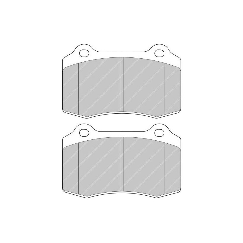 Ferodo DS2500 remblokken achter voor ASTON MARTIN DB7 5.9 01.99 - remklauw BREMBO - F-RP3109H - FRP3109H - 3661768388723