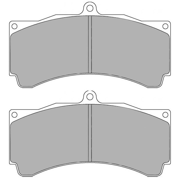 Pastiglie Freno Ferodo DS3000 AP-CP5070D54 - F-RP3077Z - FRP3145ZB - 3661768388785