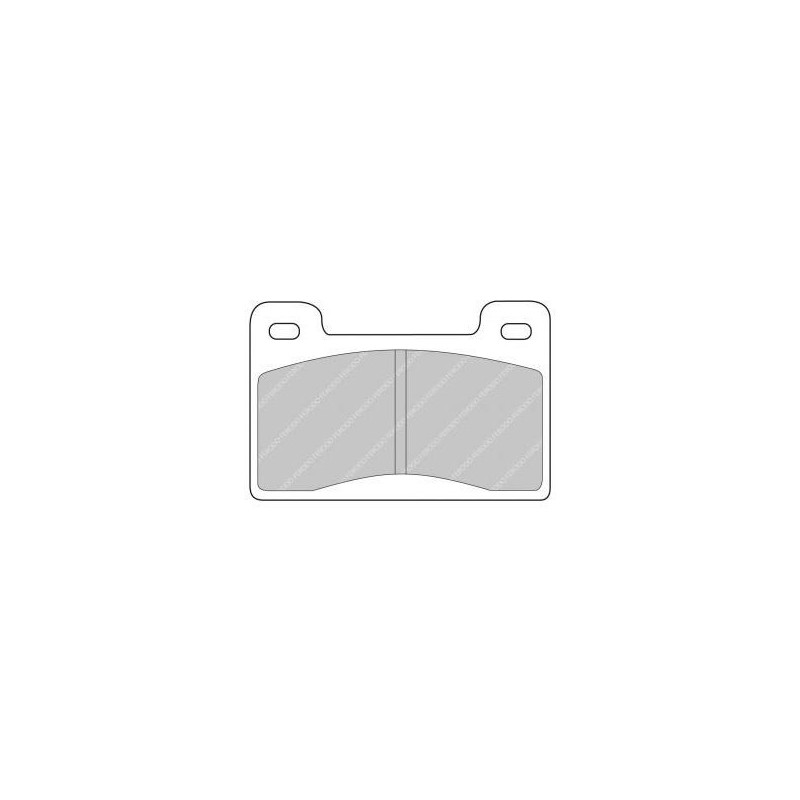 Ferodo DS2500 remblokken voor SKODA 130 1.3 Rapide Coupe 01.85 - 12.90 remklauw ATE - F-CP461H - FCP461H - 3661768393864