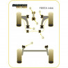 Silent-Bloc Powerflex Black Barre Anti-Roulis Avant 19mm Ford Fiesta MK6 (2 Pièces)