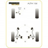 Silent-Bloc Powerflex Black Stabilisateur Arrière Alfa Romeo 166 (4 Pièces)
