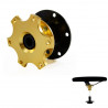Bratex Ribbed Foldable Steering Wheel Hub 6 Holes Screw-in