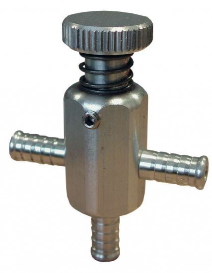 Forge turbodrukkraan voor montage in de motorruimte, zilver - FO-FMBV050 - FMBV050-SIL - 3661768122181