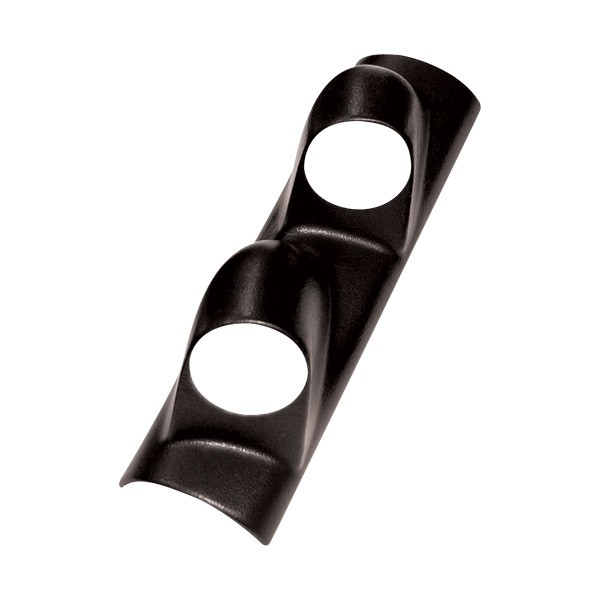 Supporto Bratex Parabrezza 2 Manometri Nero - SU-GM2L-N - 3661768275863