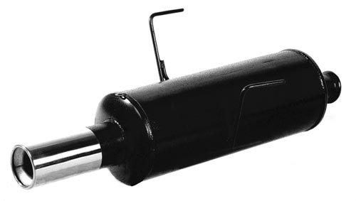 Rear Exhaust / Muffler Peugeot 106 1.6R / 16S EEC Approved outlet 76mm - O-QD-PE726-R - 3661768298022
