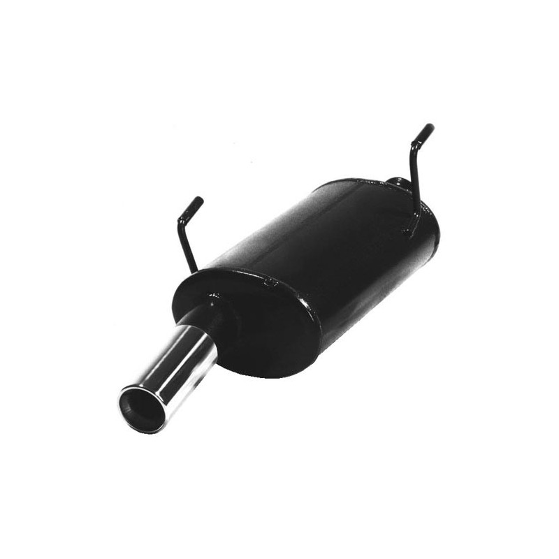 Race & Safety Peugeot 206 2.0 16S GTI GT2i uitlaatdemper / Terminal EEG-gekeurd - O-QD-PE730-R - 3661768133125