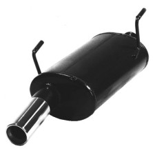Race & Safety Peugeot 206 2.0 16S GTI GT2i uitlaatdemper / Terminal EEG-gekeurd - O-QD-PE730-R - 3661768133125