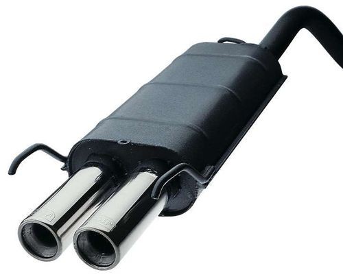 Geluiddemper GT2i Opel Astra F 2.0 16S GSI Avant 1998 2 uitlaatpijpen 63mm - O-QD-OP620-2R - 3661768236598