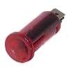 Voyant Lumineux Tubulaire Rouge 16mm - LU-K104 - 3661768058312