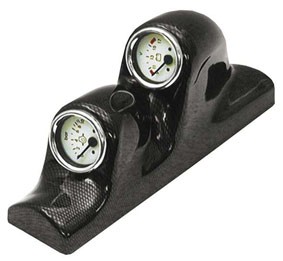 Supporto 2 Manometri Revotec Sinistra Look Carbonio - REN-SUGM2L - GM2L - 3661768119587