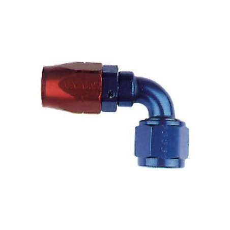 Goodridge 90° vrouwelijke aluminium connector 9/16X18 JIC