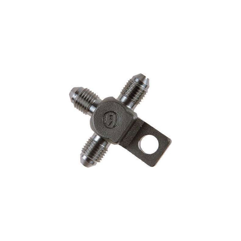 Goodridge T-stuk 3 male 3/8X24 JIC / UNF radiale montage - G-5130-03C - 5130-03C - 3661768007921