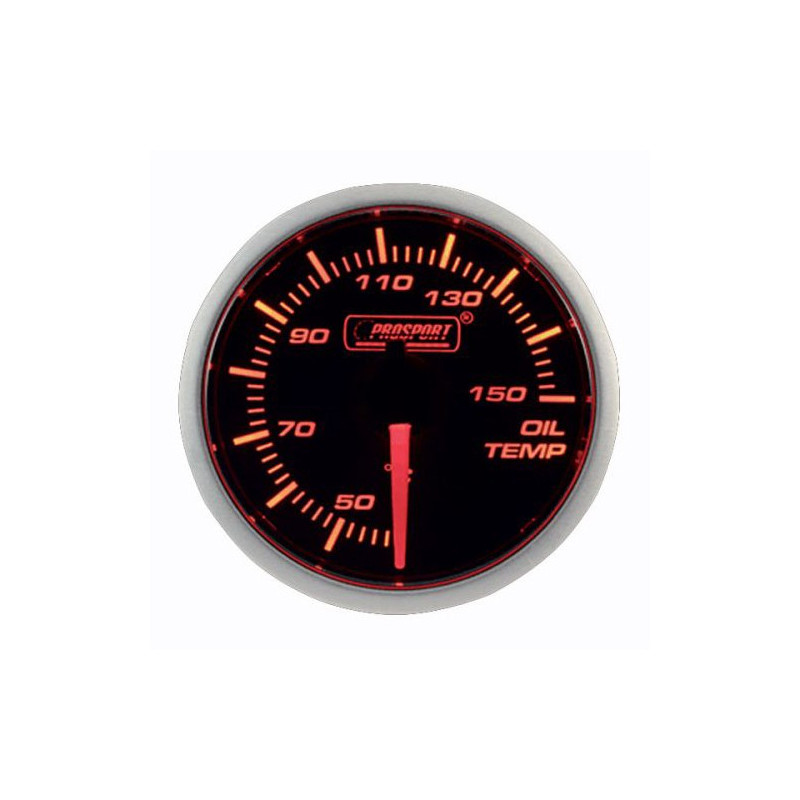 Prosport Olietemperatuurmeter Diameter 52mm 150°C + Sonde - CT-TH-004 - 216CLWAOTSM - 3661768318478