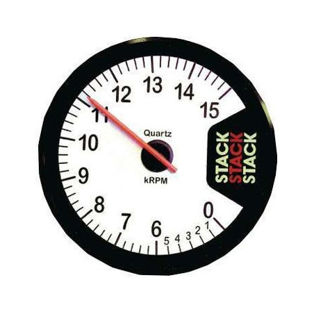 Compte Tours Stack Clubman 0-6-15 Diamètre 80 Blanc
