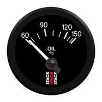 Stack Oil Temperature 60-150°C Gauge 10x100 Electric - ST-3209 - ST3209 - 3661768100608