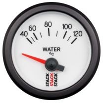 Stack Water Temperature Gauge 40-120°C 10x100 Electrical White - ST-3257 - ST3257 - 3661768100646