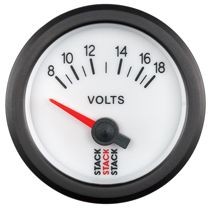 Strumento Stack Voltmetro 8-18 volt Elettrico Bianco - ST-3266 - ST3266 - 3661768100660