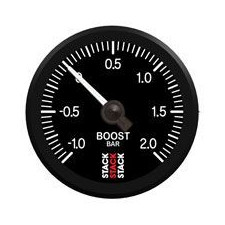 Stack manometer Turbo -1/+2 Bars Pro Elektrische bodem Zwart - ST-3311 - ST3311 - 3661768100721