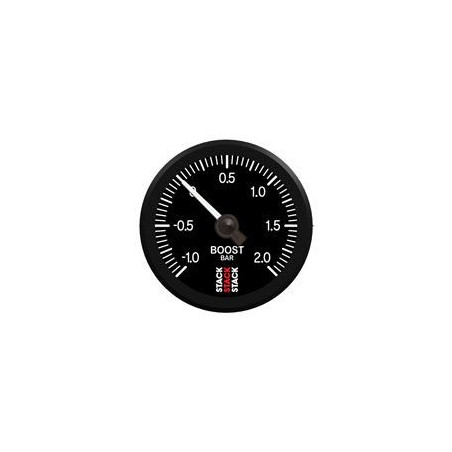 Stack Turbo Pressure Gage -1/+2 Bars Pro Electric Black Background