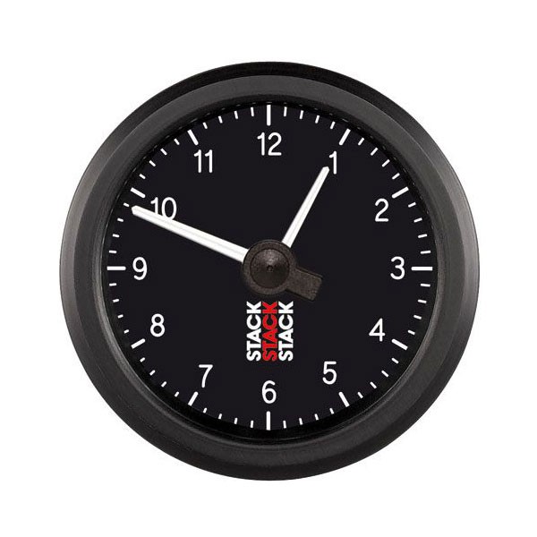 Horloge Stack Analogique Fond Noir Mano - ST-3317 - ST3317 - 3661768309520