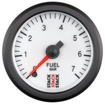 Stack Fuel Pressure Gauge 0-7 Bars Pro Electric White - ST-3355 - ST3355 - 3661768217894