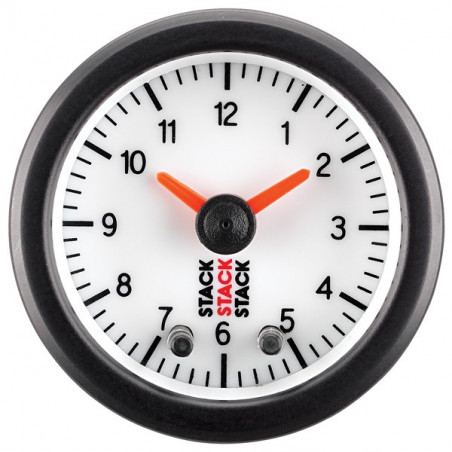 Horloge Stack Analogique Fond Blanc Mano