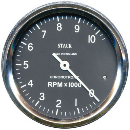 Compte Tours Stack Chronotronic 80mm 0-10000 Noir
