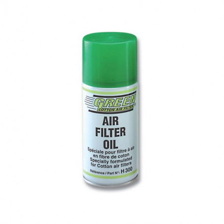 Spray de graissage filtres coton GREEN FILTER Spray Graisse Green pour Filtre à Air 0.3L Spray de graissage filtres coton GREEN FILTER Spray Graisse Green pour Filtre à Air 0.3L