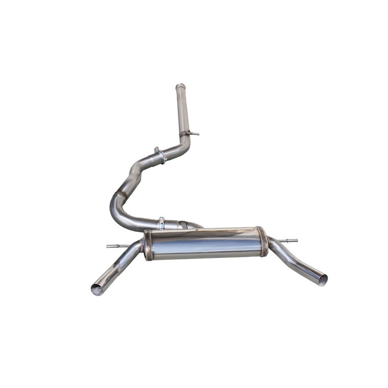 Cat Back Inoxcar Renault Clio 4 1.6 RS 200ch Na 2013 63.5mm - IC-CATBACRE118 - CATBACK.118 - 3661768424162