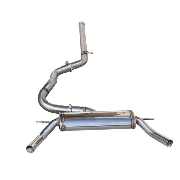Sistem de evacuare Cat Back Inoxcar pentru Renault Clio 4 1.6 RS 200 CP, modelele de după 2013, 63,5 mm - IC-CATBACRE118 - CATBACK.118 - 3661768424162