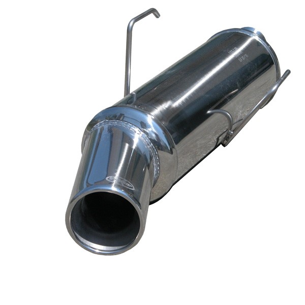 Inoxcar Stainless Steel Rear Exhaust / Muffler Citroën Saxo 1.4 8v After 1996 1x102mm - IC-CISAX03102 - CISAX.03.102 - 3661768334058