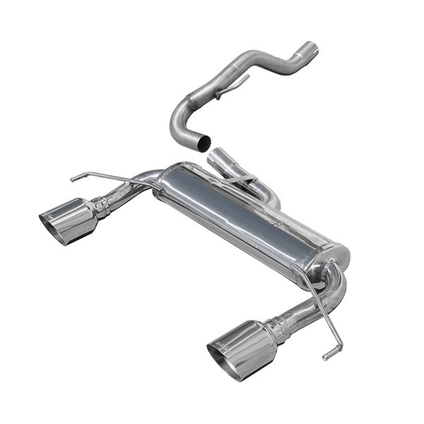 Terminals / Muffler Inoxcar Stainless Steel Opel Corsa D OPC 1.6T 210ch Nurburg - IC-OPCO18RA - OPCO.18.RA - 3661768424902