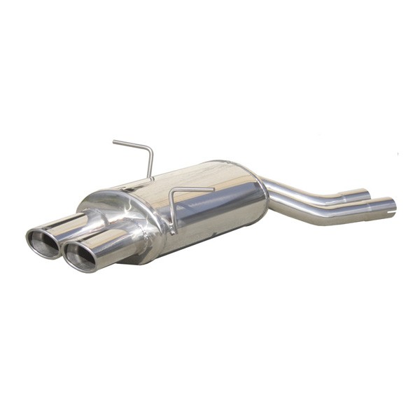 Terminaux / Silencieux Inoxcar Inox BMW 320i E46 2x90x70mm - IC-OVBM0890 - OVBM.08.90 - 3661768205976