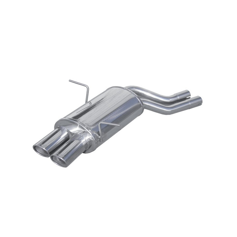 Klemmen / Dempers Inoxcar Inox BMW E46 325ci 2x90/70mm - IC-OVBM1590 - OVBM.15.90 - 3661768381373