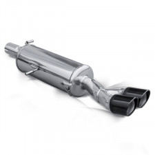 Terminaux / Silencieux Inoxcar Inox Peugeot 308 1.6 THP Sortie 2x80mm Black