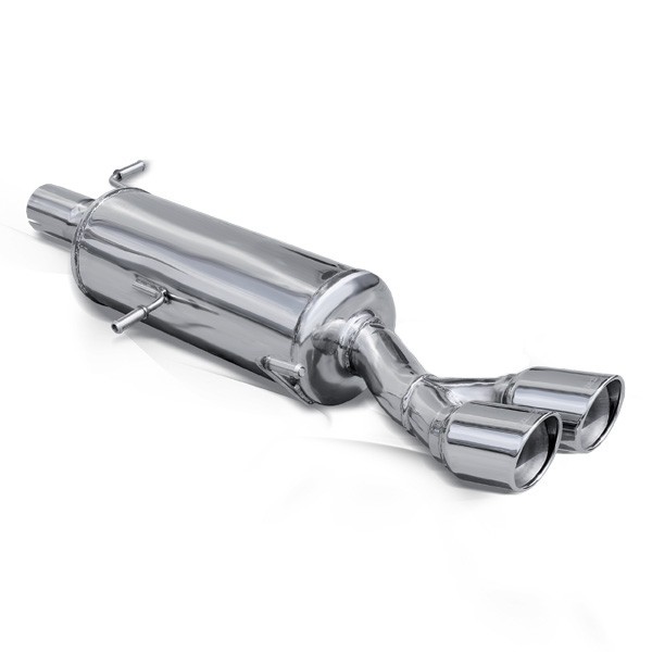Inoxcar Stainless Steel Rear Exhaust / Muffler Peugeot 308 1.6 THP 200ch 65mm - IC-PE30801XR80 - PE308.01.XR80 - 3661768339121