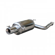Terminaux / Silencieux Inoxcar Inox Subaru Impreza 2.0 GT Turbo Avant 2000 Sortie 1x102mm