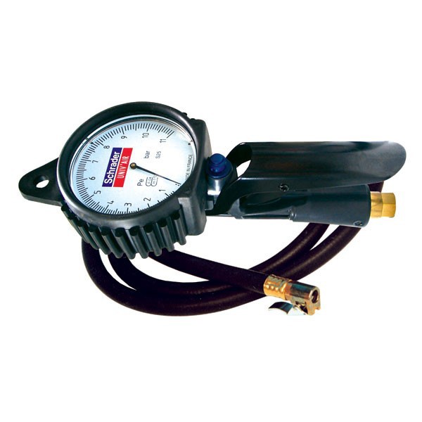 Manometro Pompa ad Aria Meccanico Schrader Univ'Air 0.7-11 Bar - SCH-39700-00 - 39700-00 - 3661768421840