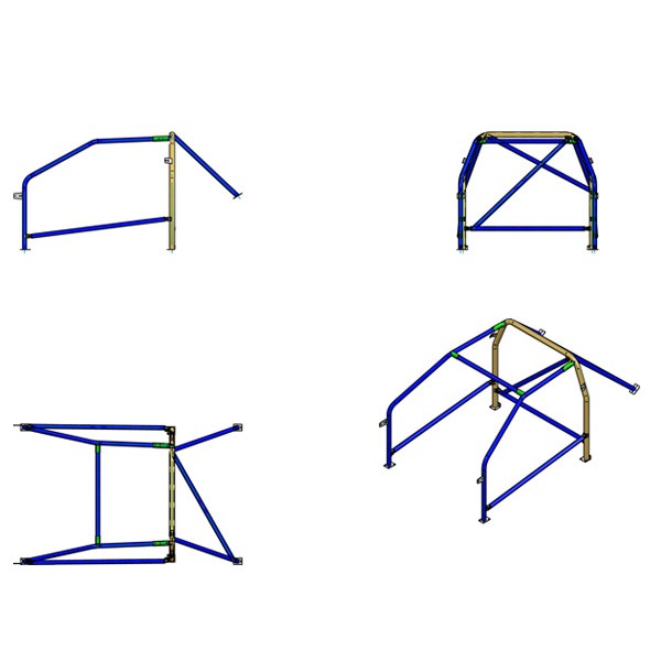 Sparco rolbeugel BMW E30 3 cup - 00713077 - 00713077 - 8033280057534