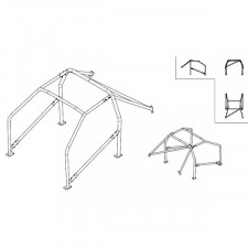 Rollbar di Sicurezza Sparco Nissan 240 Sx 1989-1994 Fe45
