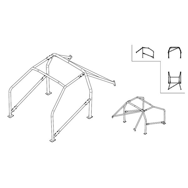 Arceau de Sécurité Sparco Nissan 200SX S14 - 00723192 - 00723192 - 8033280112714