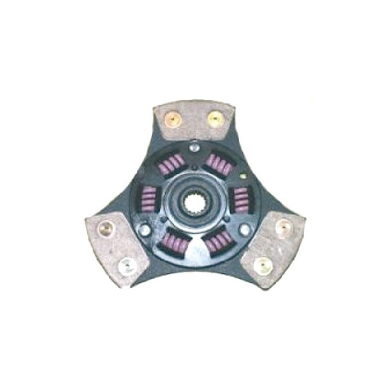 Koppelingsplaat BRATEX 3 blokken gesinterd metaal gedempt 6 verenVolkswagen Golf 1 - EMB-2601 - 2601CX - 3661768393826
