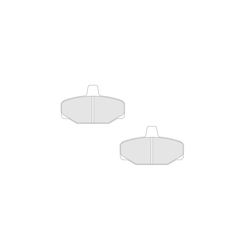 Remblokken CL Remmen RC8 achter Ford Escort RS 16v - CL-4035-RC8 - 4035RC8 - 3661768440087
