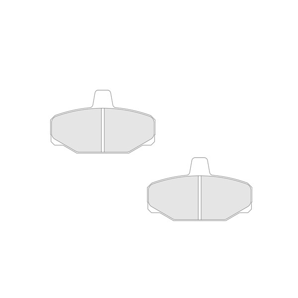 Plăcuțe de frână CL Brakes RC8 spate pentru Ford Escort RS 16v - CL-4035-RC8 - 4035RC8 - 3661768440087