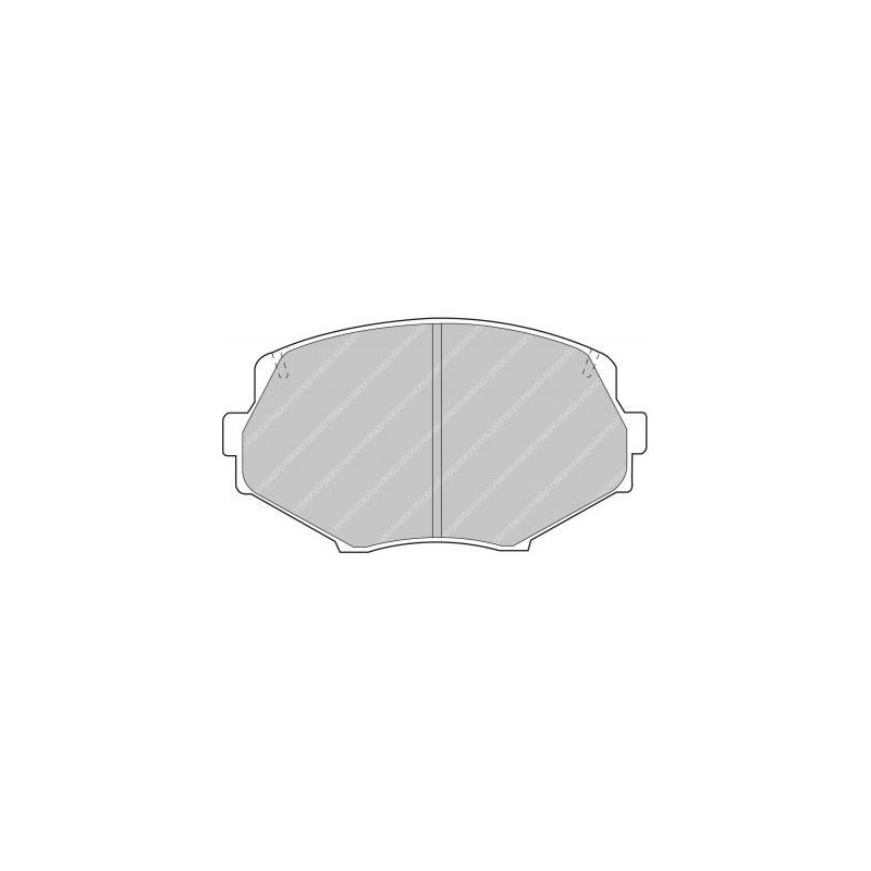 Ferodo DS2500 remblokken voor MAZDA MX-5 1.8 i (NA) 16V 02.94 - 04.98 remklauw SUMITOMO - F-CP1011H - FCP1011H - 3661768067581