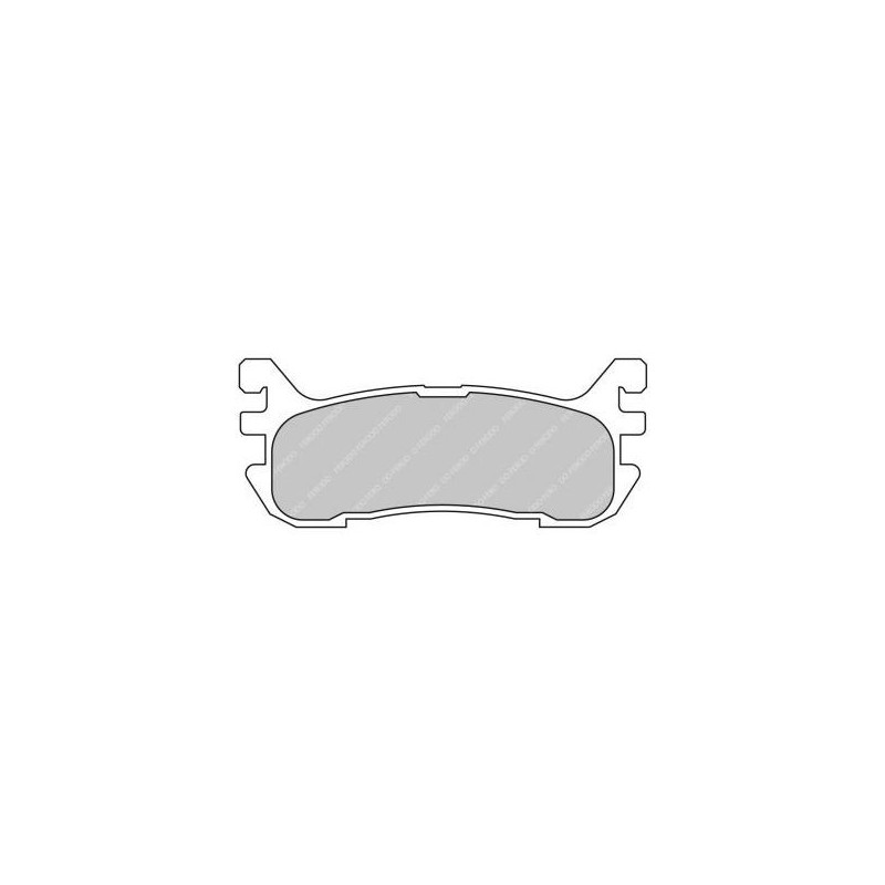 Ferodo DS2500 remblokken achter voor MAZDA Miata 1.8 01.94 - 01.03 remklauw SUMITOMO - F-CP1012H - FCP1012H - 3661768379059