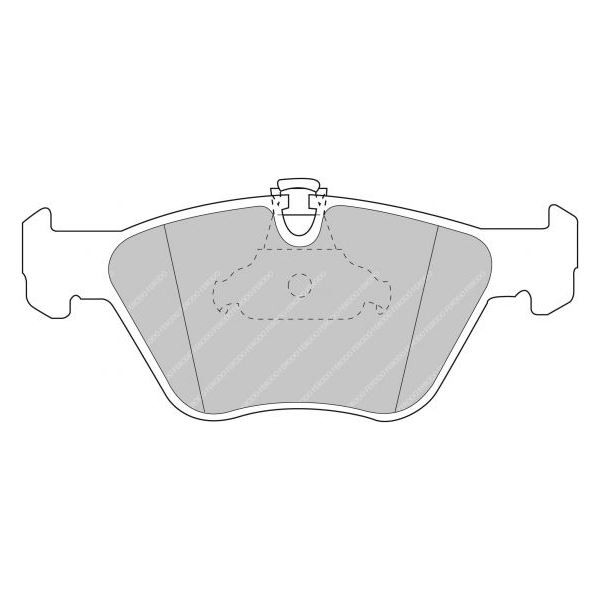 Pastiglie Freno Ferodo DS2500 Anteriore BMW E46 330 - F-CP1073H - FCP1073H - 3661768323458