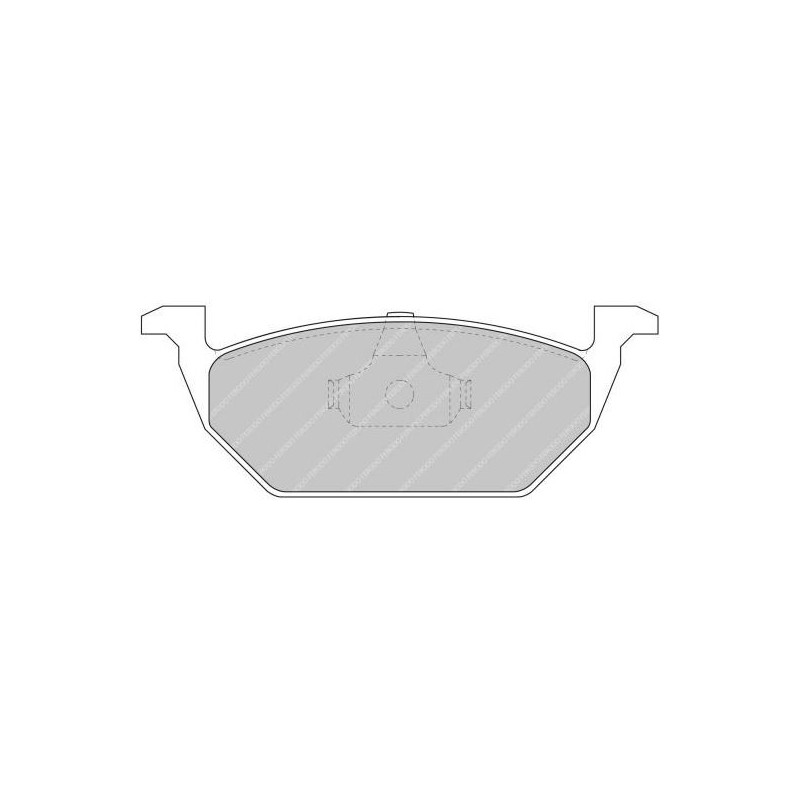 Ferodo DS3000 remblokken voor AUDI A1 1.2 TFSI 05.10 - remklauw ATE - F-CP1094R - FCP1094R - 3661768067772