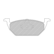Ferodo DS3000 remblokken voor AUDI A1 1.2 TFSI 05.10 - remklauw ATE - F-CP1094R - FCP1094R - 3661768067772