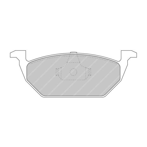 Plăcuțe de frână Ferodo DS3000 față pentru AUDI A1 1.2 TFSI 05.10 – etrier ATE - F-CP1094R - FCP1094R - 3661768067772